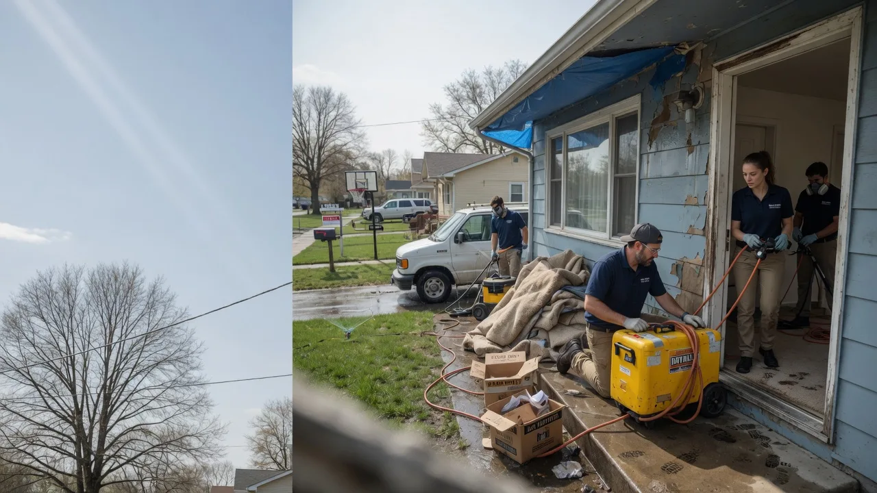 Basement Flood Cleanup in Montpelier, IN near me